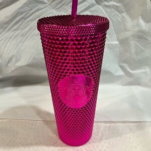 Starbucks Fuchsia Studded Tumbler